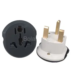 Przejściówka Adapter Adapter podróżny konwerter 13A 250V HK 2 okrągłe gniazdo wysokiej jakości Universal AU US EU CN To UK AC gniazdo ścienne