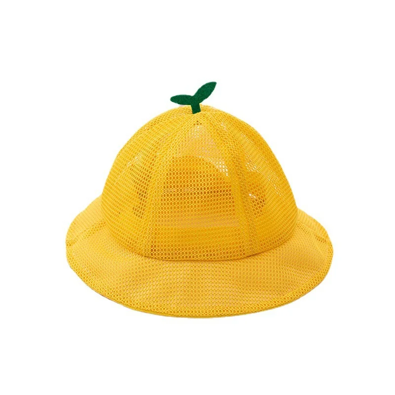 Yellow Hats Children Hat Mesh Fisherman Hat Children Sunshade Baby Sun Hat Newborn Photography Prop Baby Accessories Панама 아기모자