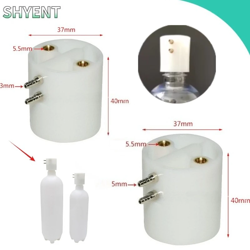 1PCS Dental Plastic Water Bottle Cover 1000ml / 600ml Dental Chair Turbine Connector  Water Storage Bottle Dental Accessories