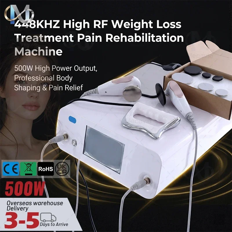 448KHz Proionic RF Fever Master Machine Deep Heat Therapy For Body Rehabilitation Facial Wrinkle Removal Cellulite Dissolving