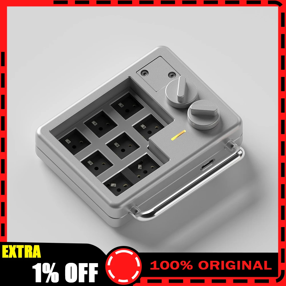 

Механическая клавиатура DEADLINE DoysPad, три режима, удобная компактная клавиатура, легкая, с низкой задержкой, аксессуары для ПК, подарки