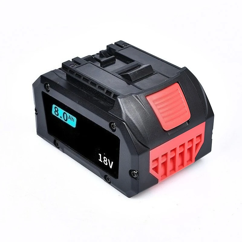 18V 8000mAh Replacement Battery for Bosch BAT609 BAT618 GBA18V80 Power Tool Battery