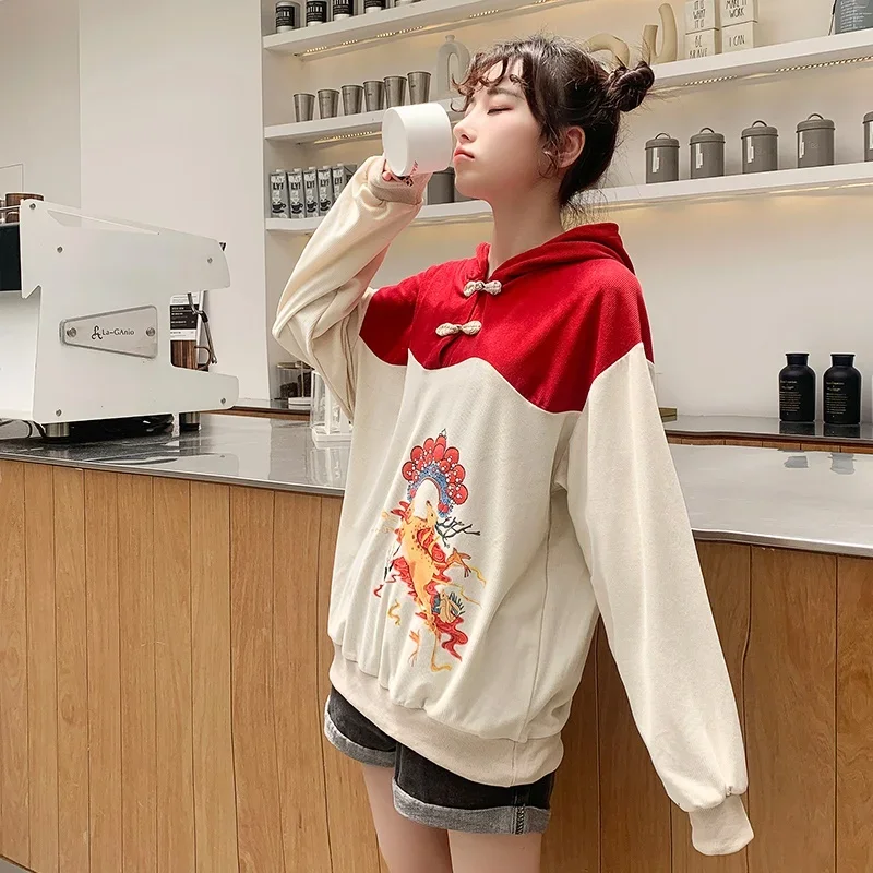 Chinese Style Clothing Women Blouses 2024 Fashion Asian Shirts Buttons Tang Suit Oriental Chemise Oversize Femme Hoodie 11652