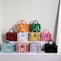 Fashionable Large Capacity Square Shoulder Bag Sequin Clutch Women's Bag Summer Hot Sale Of The Season Zipper Opening Other Mate