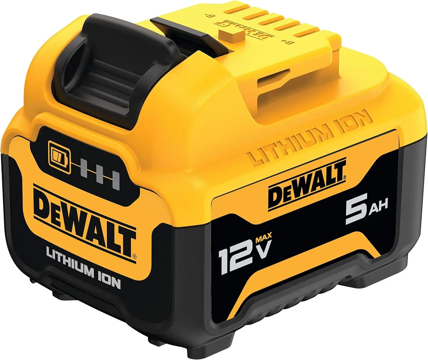 DEWALT DCB122 DCB126  Lithium Ion Battery 12V MAX 2.0Ah 12V MAX 5.0Ah Convenient Indicator Light Durable Battery