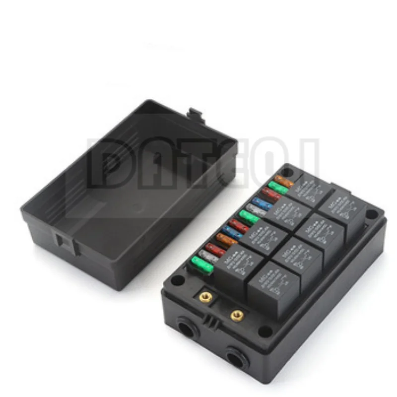 Imagem -02 - Circuito de Relé Eletromagnético Caixa de Controle Mestre Veículo Comercial Automotivo rv dc Engine Room Caixa de Fusíveis Modificada Multiway