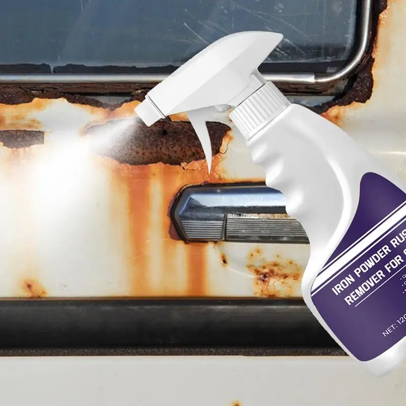 120ML Car Maintenance Iron Rust Cleaning Super Rust Remover Cleaner Multi Purpose Rust Remover Spray Metal Surface Chrome Paint