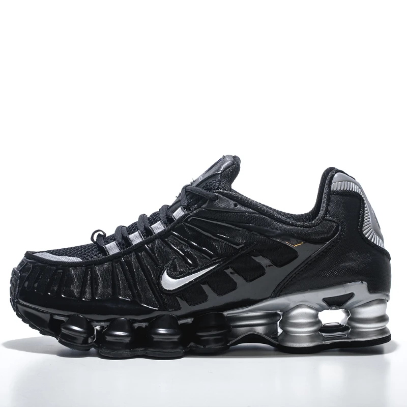 

NIKE SHOX TL Unisex Running Shoes New Arrivals Air column Damping Ventilate Antiskid Versatile Leisure Sports Black/Silvery