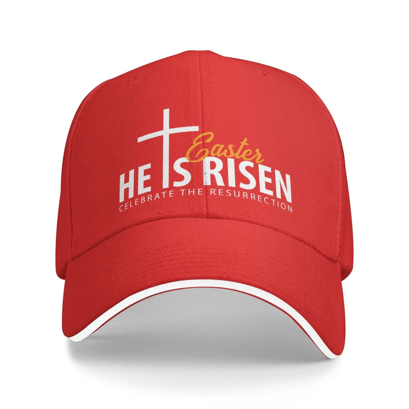 

Jesus Hat Hat He is Risen Cap Men Baseball Hat Vintage Caps Red