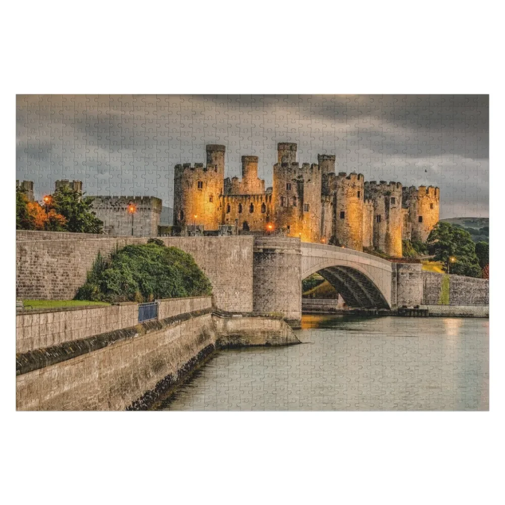 

Conwy Castle Wales by Lamplight Jigsaw Puzzle Customized Picture Personalized Toys Wooden Jigsaws For Adults Puzzle