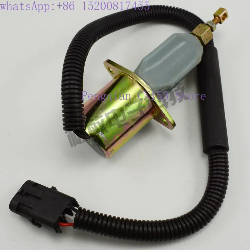 24V generator set engine oil cut-off valve 612600091086/612600080186 solenoid valve