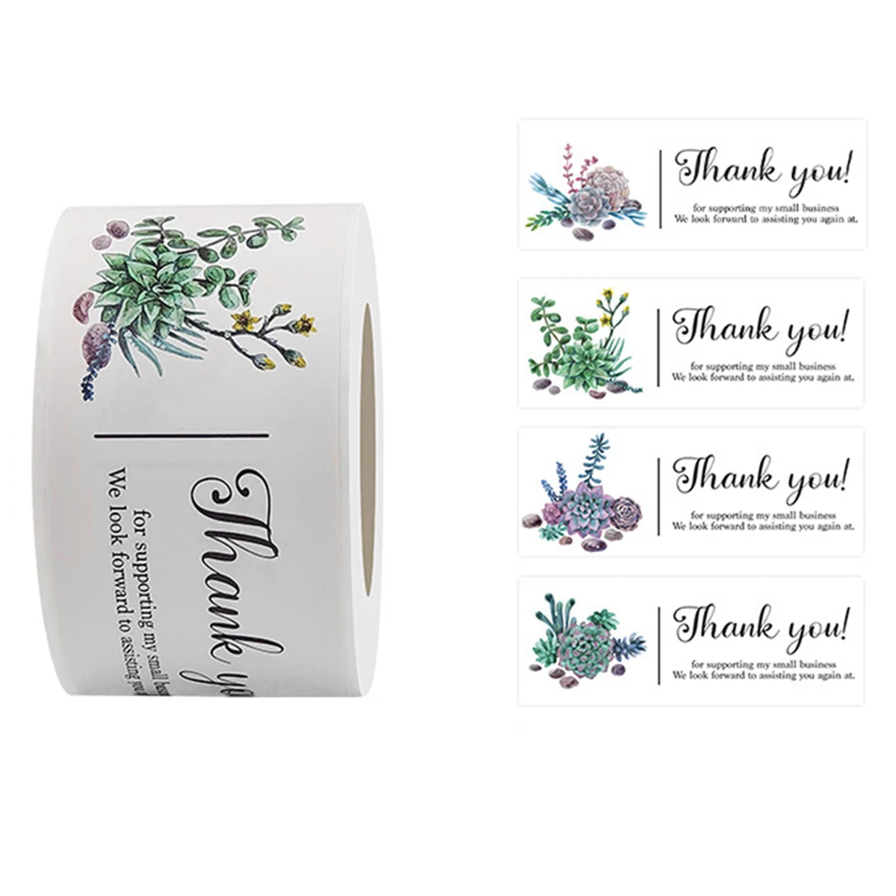 Thank You For Your Purchase Sticker Small Business Handmade Bakery Store Decoration Labels Wrapped The Package Gift Box