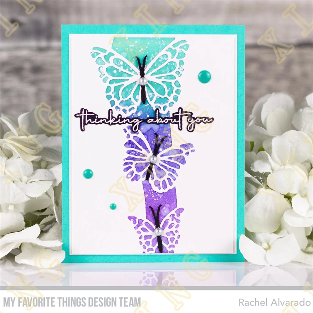 You Give Me Butterflies 2024 New Arrival Clear Stamps or Metal Cutting Dies Sets for DIY Craft Making Greeting Card Scrapbooking