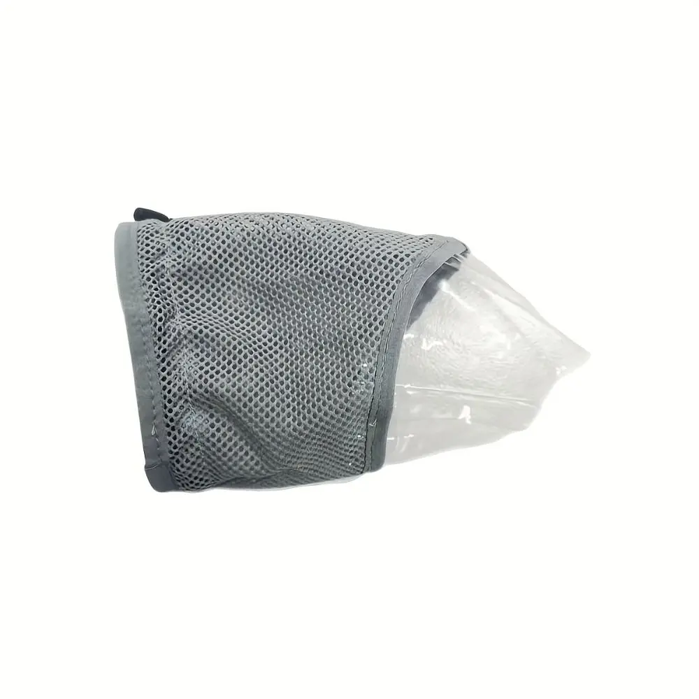 Anti Biting Anti-Licking Mask Adjustable Drawstring Anti-Scratch Cat Mouth Cover Mesh Not Blocking View Kitten Headgear