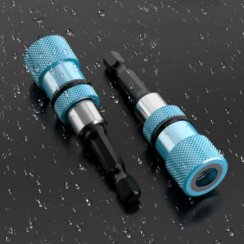 Cacciavite con profondità della vite con codolo esagonale regolabile da 1/4 di pollice Supporto per punta da trapano per cartongesso Estensione Strumenti adattatori per punte per cacciavite magnetico