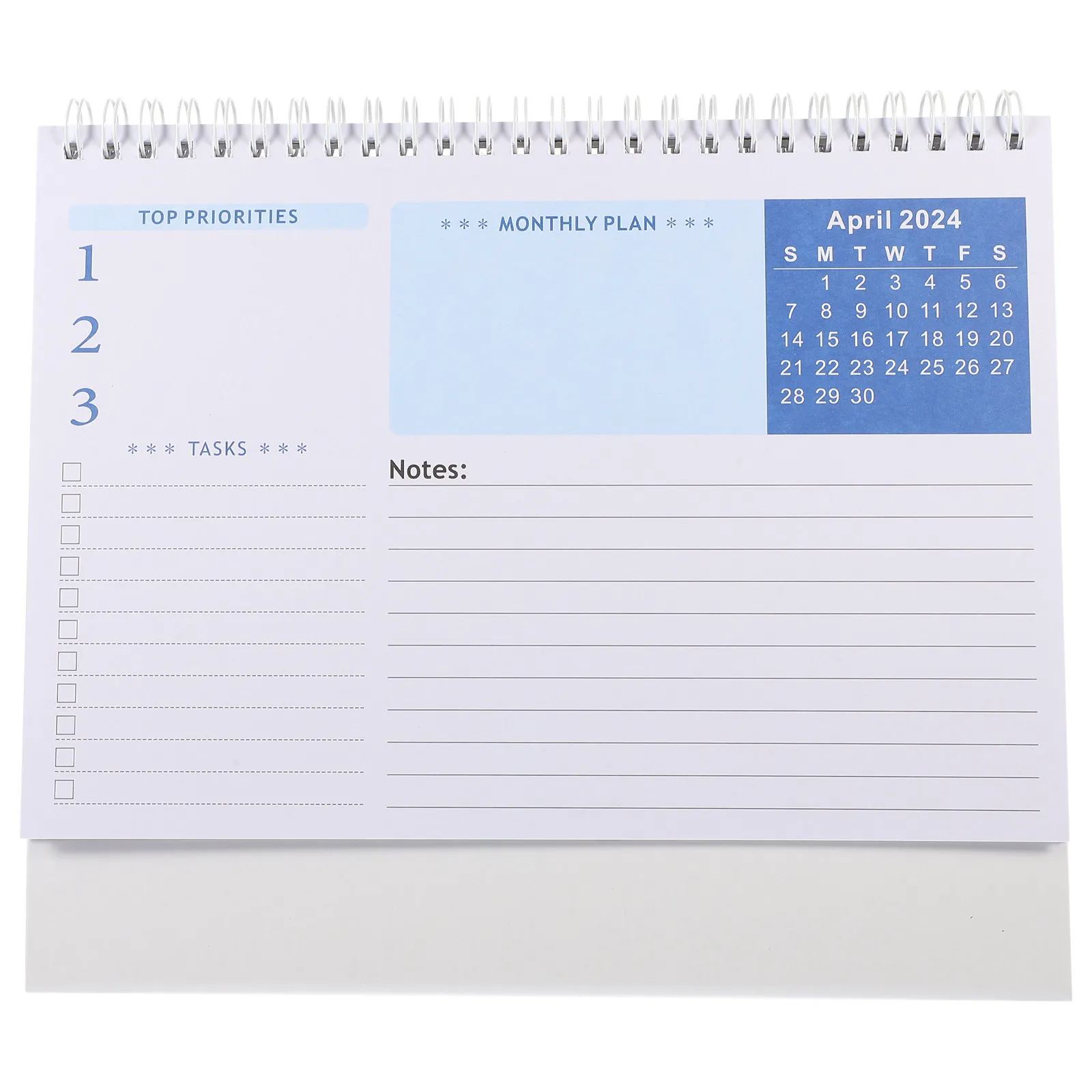 

Classic Paper Desktop Calendar Delicate Standing Monthly Office Students Desk Calendar Household Daily Use Home Accessories