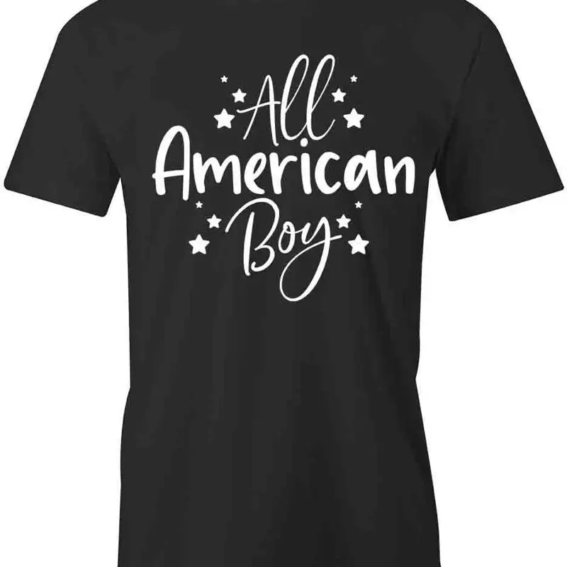 

ALL AMERICAN BOY T Shirt d Cotton PATRIOTIC CLOTHING S1BSA309