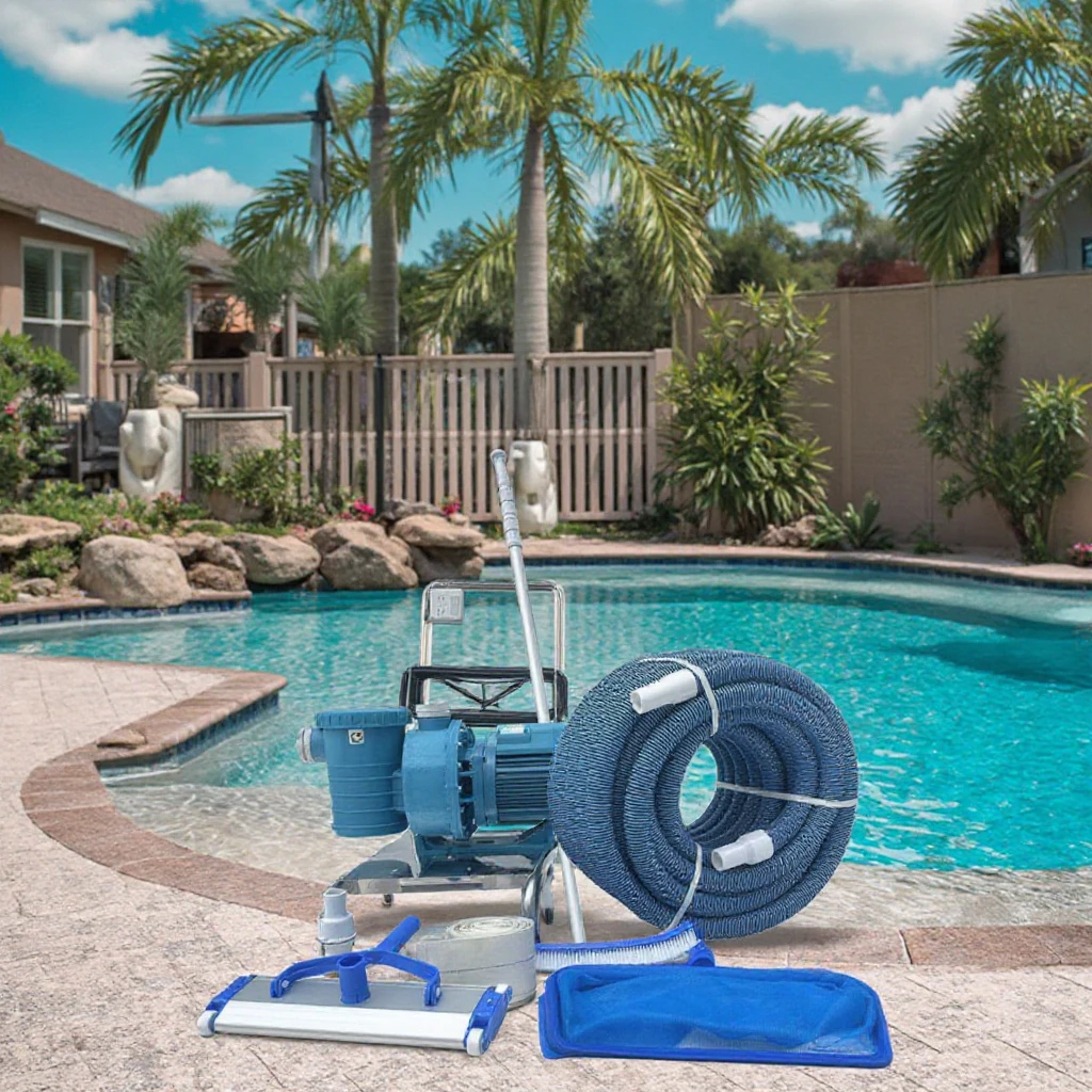 

Complete Set Swimming Pool Cleaning Accessories Vacuum Pool Cleaner for Swimming Poolpromote sales