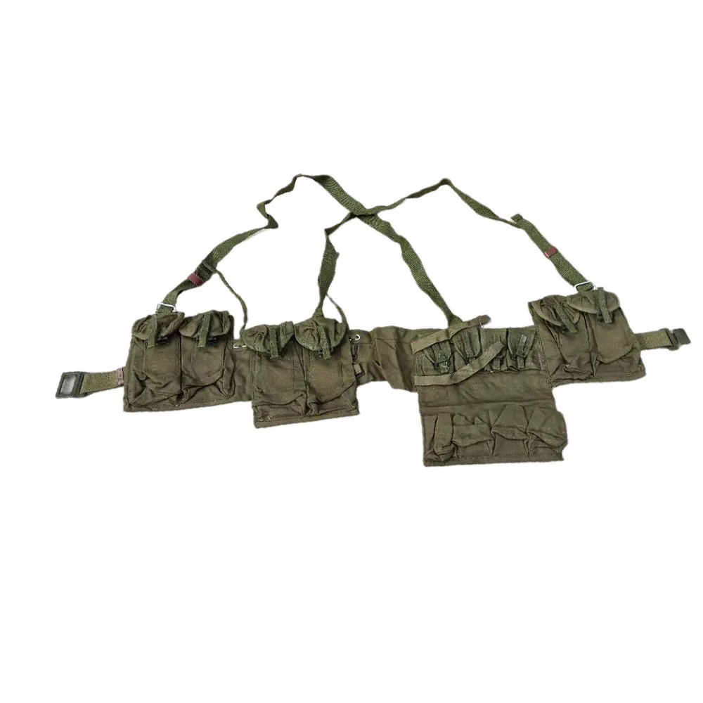 Type 63 Tactical Vest with Old Canvas Chest for 71 Years Tactical Fanny Pack