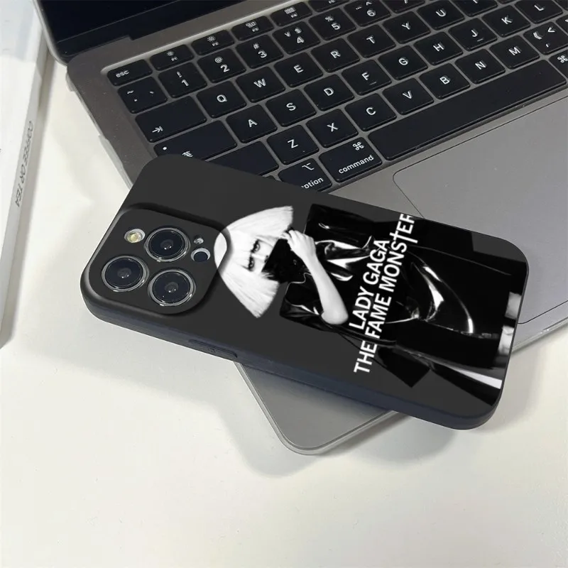 Lady Gaga Singer Phone Case FOR IPhone 14 13 11 12 Pro 8 7 Plus X 13 Pro MAX XR XS MINI SE 2020 Black Covers