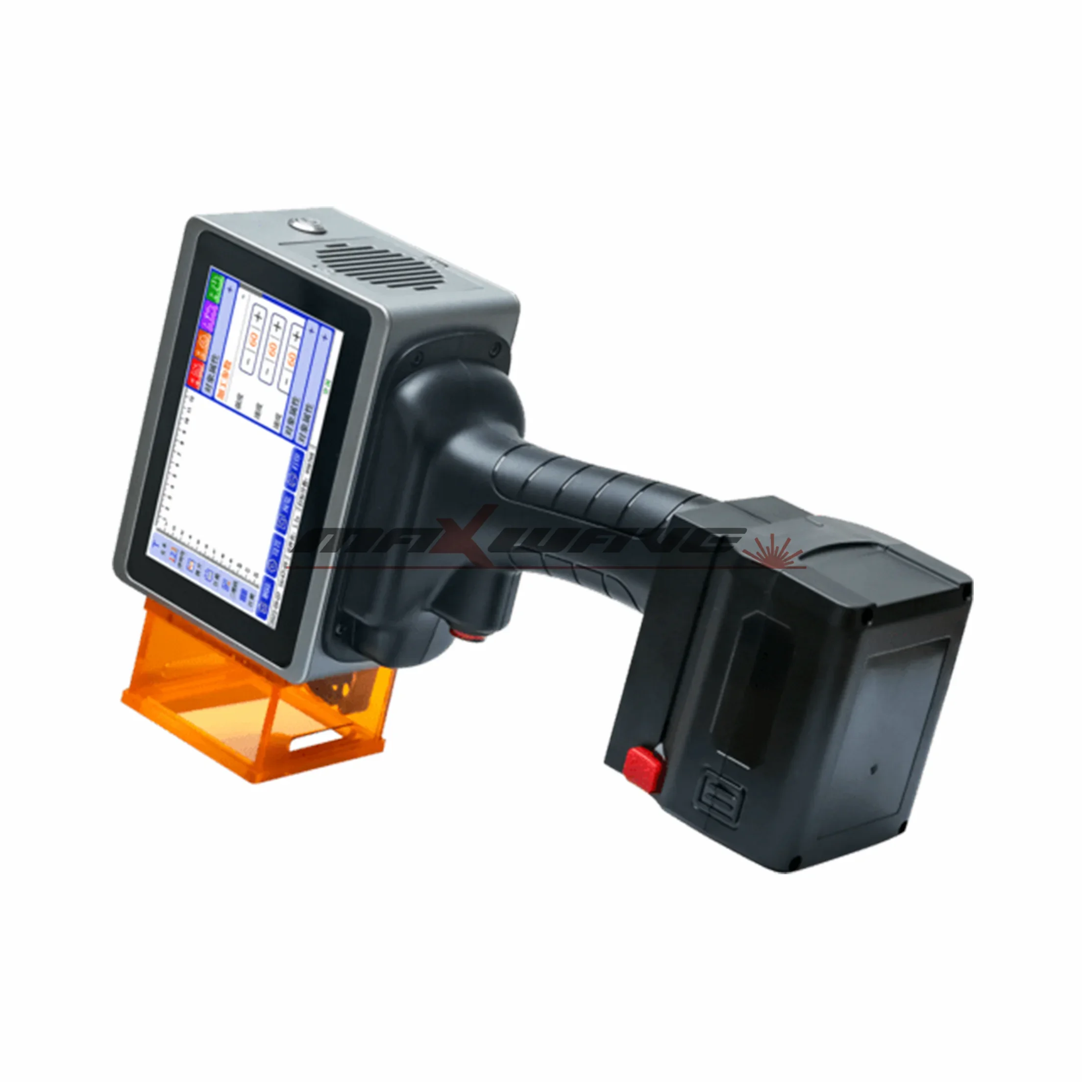 طابعة ليزر صغيرة محمولة باليد Maxwave ، آلة نقش بالليزر محمولة ، آلة نقش ووضع علامات ، طابعة شعار وعلامة ، قاطع ذاتي الصنع