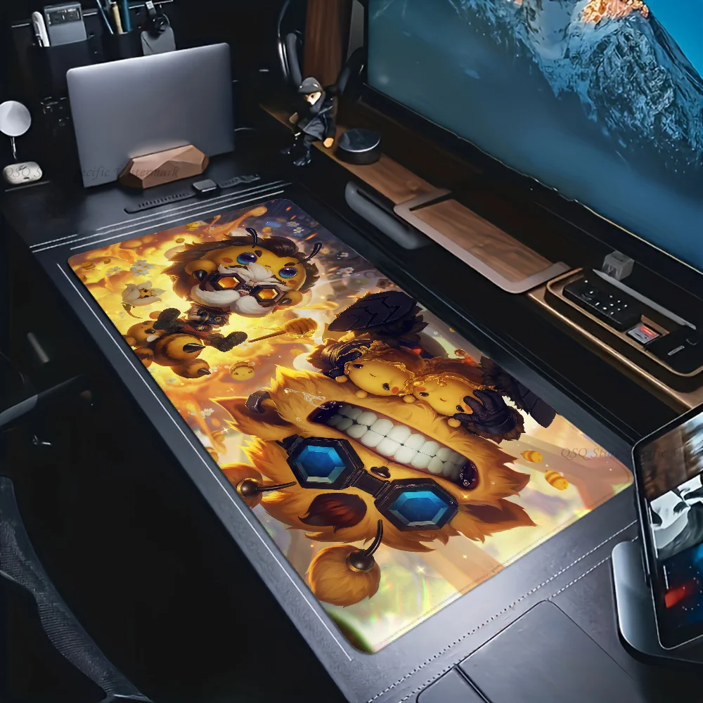 

Ziggs League Of Legends Mousepad Mouse Mat Desk Mat With Pad Gaming Accessories Prime Gaming XXL Keyboard Pad Padding Mat