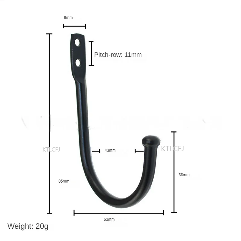 1Pcs Hook Single Hook Simple Iron Wire Home Decoration Cabinet Wall Picture Hook Load-Bearing Single Hook Modern Minimalist