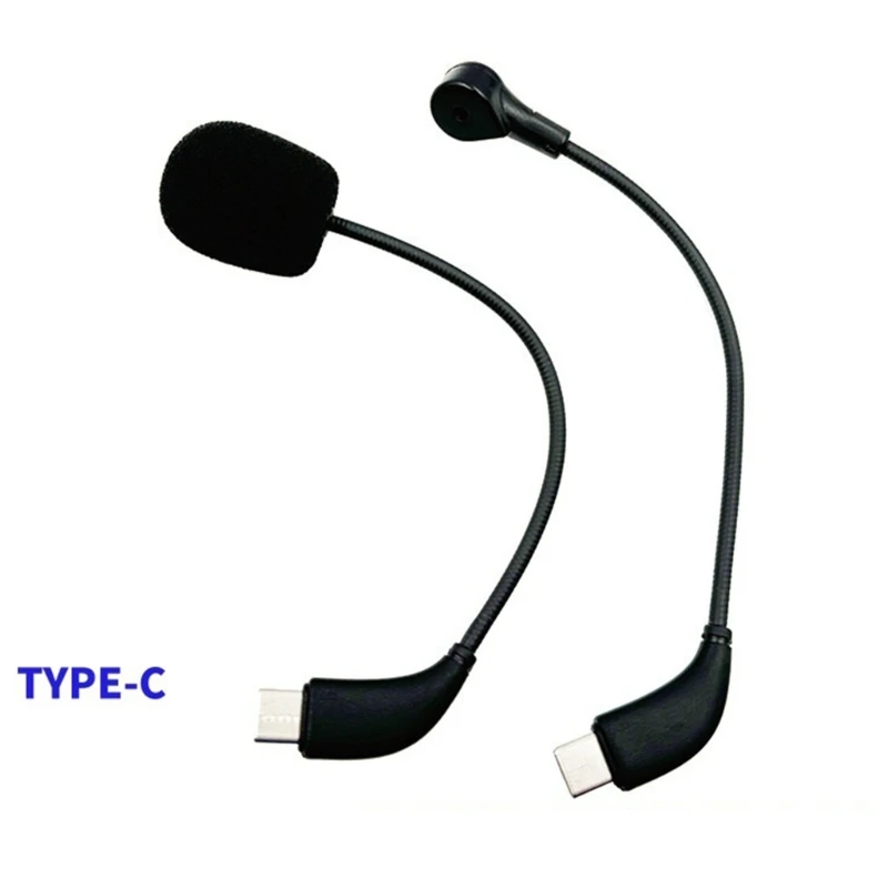 Professional TypeC Microphone Omnidirectional for Voice Recording Clearly for Computer Laptops Headsets Microphone