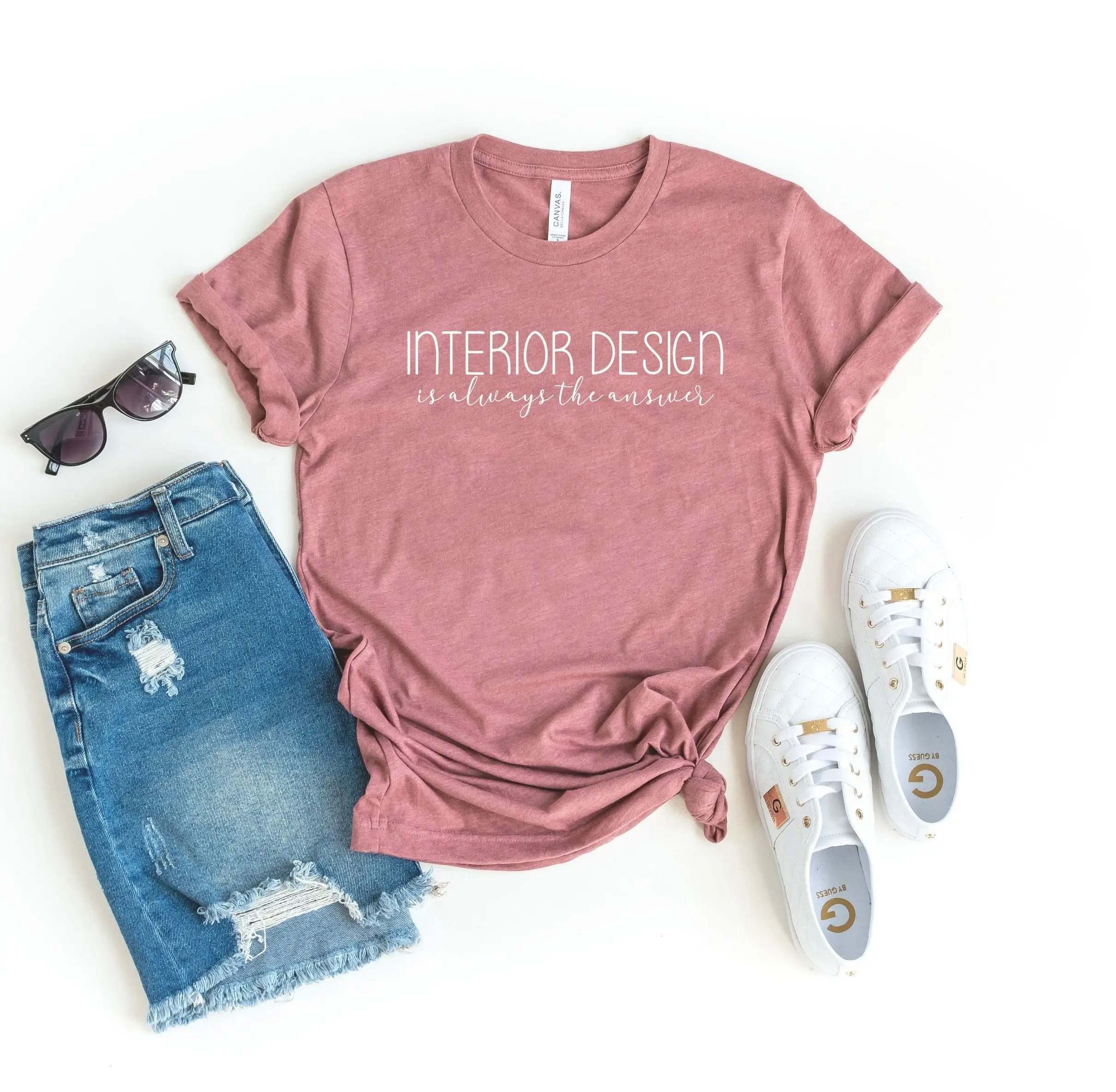 Interior design is always the answer shirt for designer funny tee gift him her