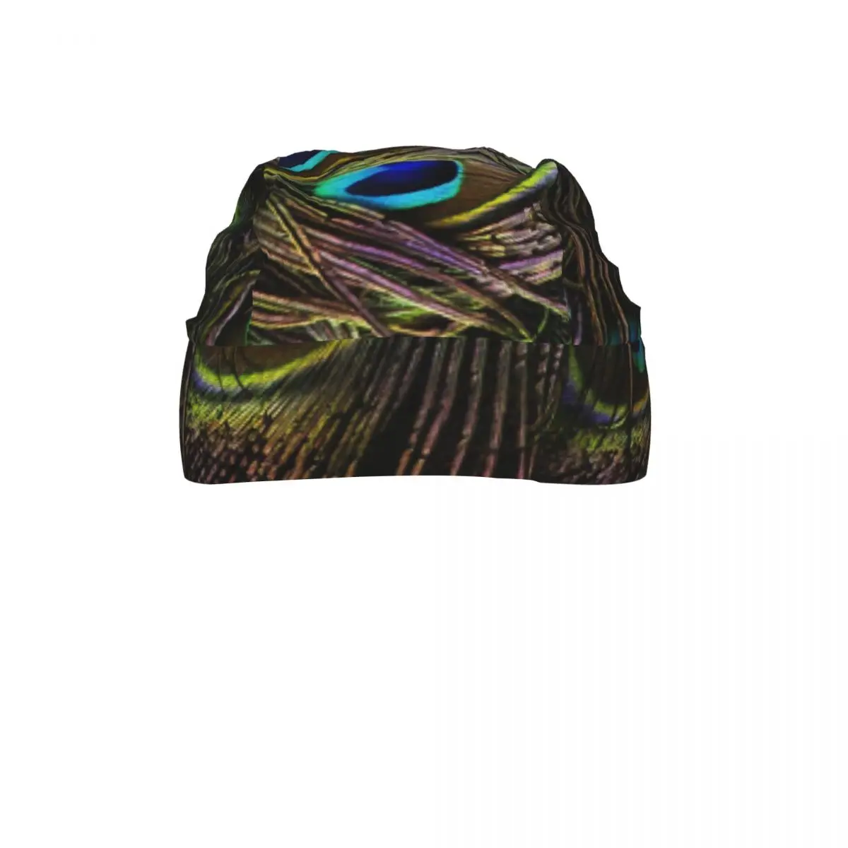 Quick-drying Cycling Cap Breathable Wicking Bandana Peacock Feather Outdoor Running Hiking Bicycle Headwear