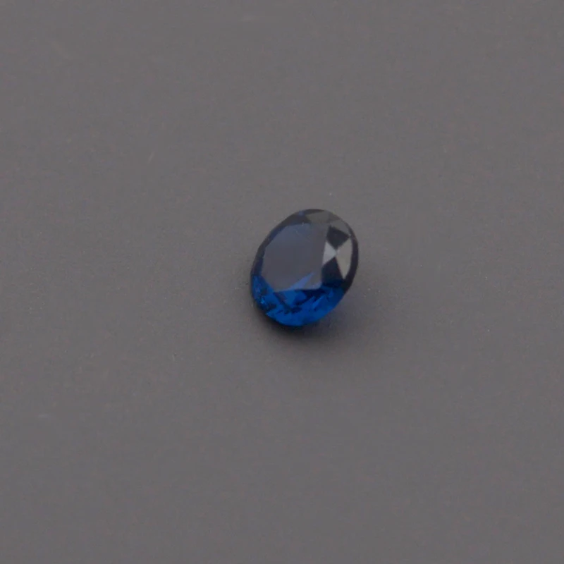 Blue Sapphire Round Suitable for Cartir Crown Fit Ballon Bleu Pasha Panthere Santos Cle Ronde Maillon Drive Tortue Multiple view 3