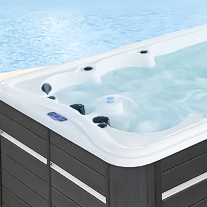 5800X2200X1500mm 8 أشخاص حمام سباحة دوامة حوض الاستحمام الاكريليك التدليك المائي تصفح تدليك سبا H5522