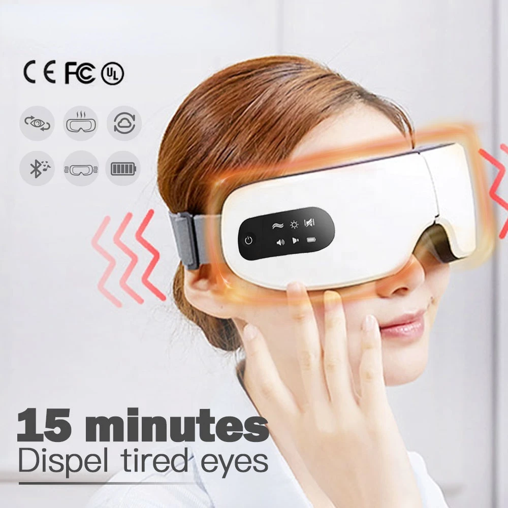 Eye Massage Apparatus Instruments Other Massage Products / EMS Shenzhen Hydrogen Smart Eyes Care Massager with Heat Compression