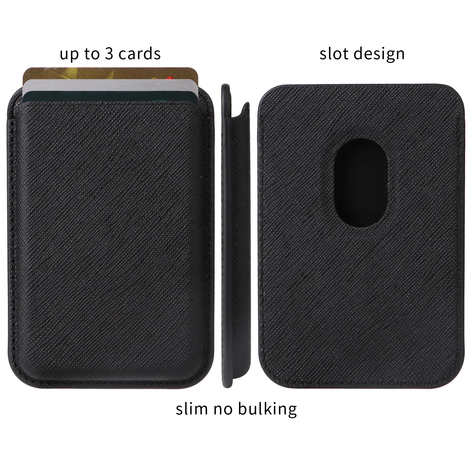 

Magnetic Wallet Case for Phone with Card Holder PU Leather Carbon Fiber Shockproof Cover for Phone Cards Money Pocket