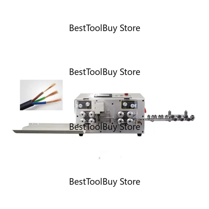 Fully Automatic Multi-Core & Single Cable Stripping Machine Wire Peeling Equipment