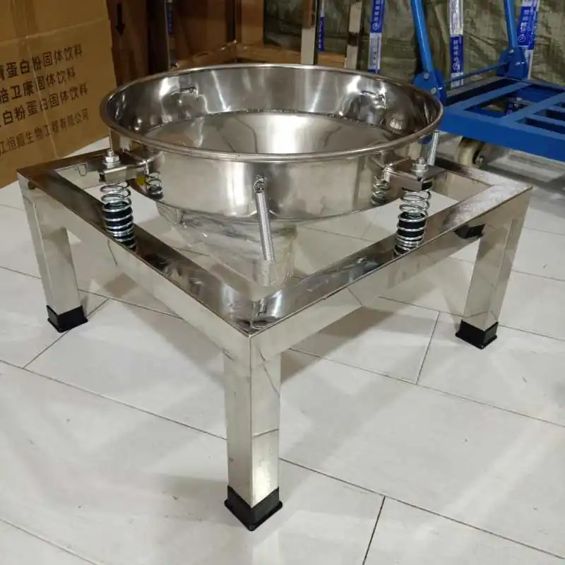 50CM Diameter Stainless Steel Powder Vibrating Sieve Electric Screen Shaker Machine For Powder and Grain