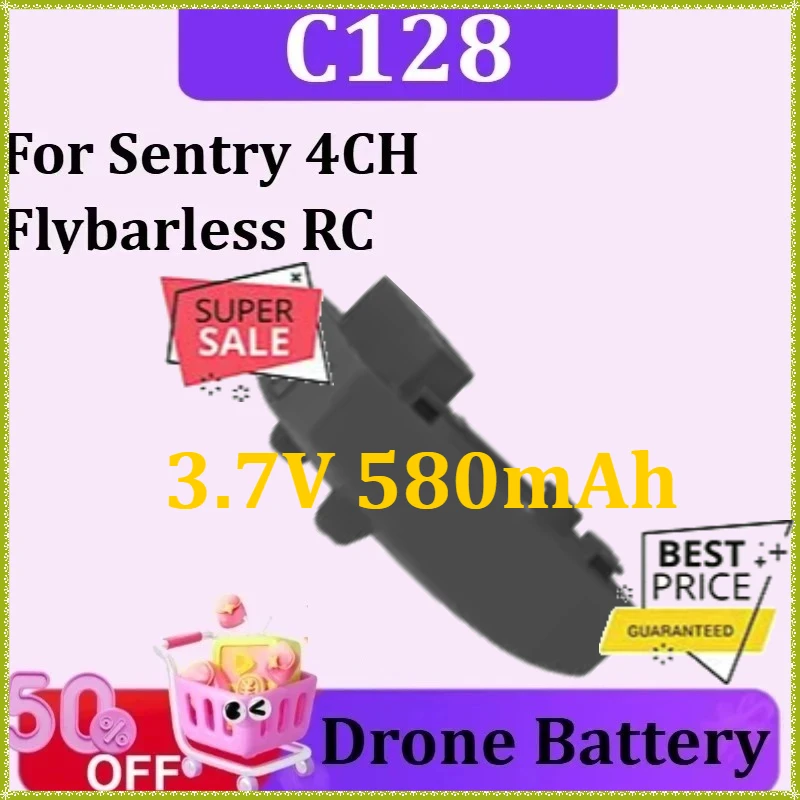 

3.7V 580mAh For C128 Newly Upgraded Helicopter Battery for Sentry 4CH Flybarless RC Helicopter Lipo Battery Parts Accessories