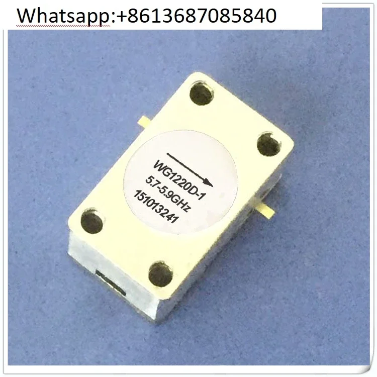 Provide WG1220D frequency 5.7-5 GHz RF microstrip isolator 5.8G size 12x20