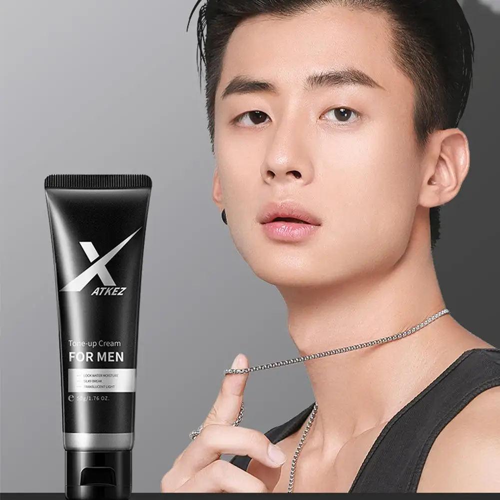 Men Makeup Cream Acne Mark Concealer Hydrating Moisturizing Removing Cosmetic Firming Oil Control Male Facial Freckle White R4J1