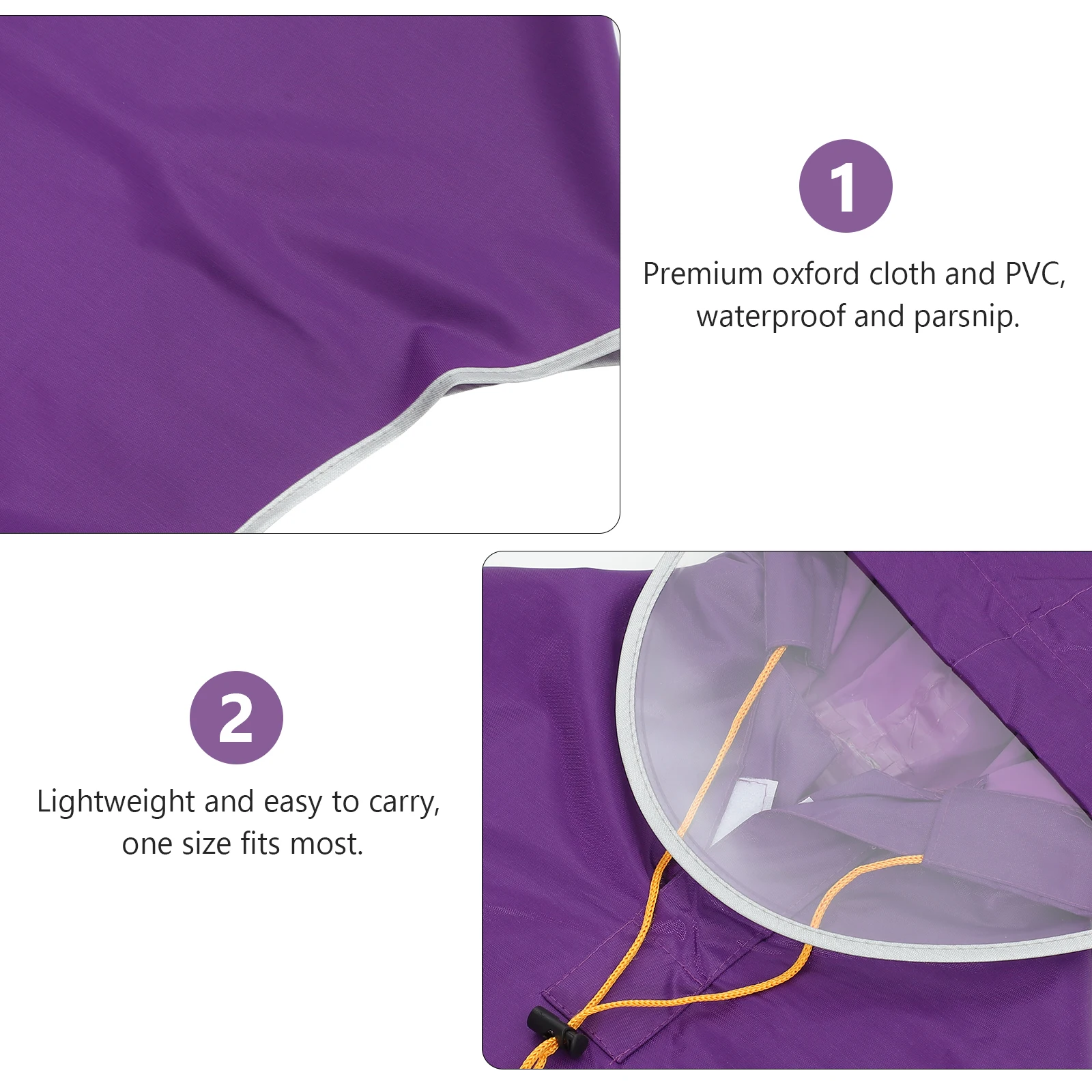 

Bike Raincoat For Men Women Unisex Lightweight Windproof Waterproof Rain Cape For Scooter Cycling Hooded Raincoat Poncho Outdoor