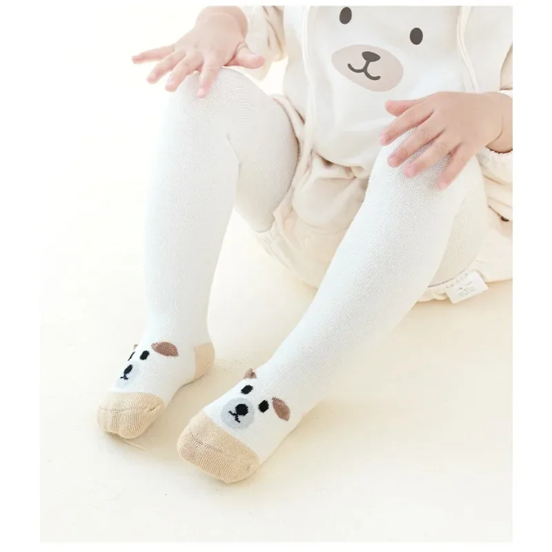 A-class Autumn Cute Cartoon Children's Leggings Newborn Boys Pantyhose Girls Infant Pants Skin Friendly Breathable Baby Clothing