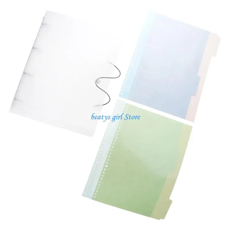 

C7AB 4 Rings Binder Presentation Display Folder Hold up 220Sheet Document Organizers