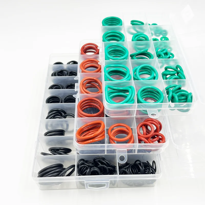 VMQ NBR FKM O-Ring Silikon Roter O-Ring Schwarzer Nitrilkautschuk O-Ring Autodichtungen Korrosion Hochtemperatur-Ölbeständiger Dichtungsscheibe – Detail 10