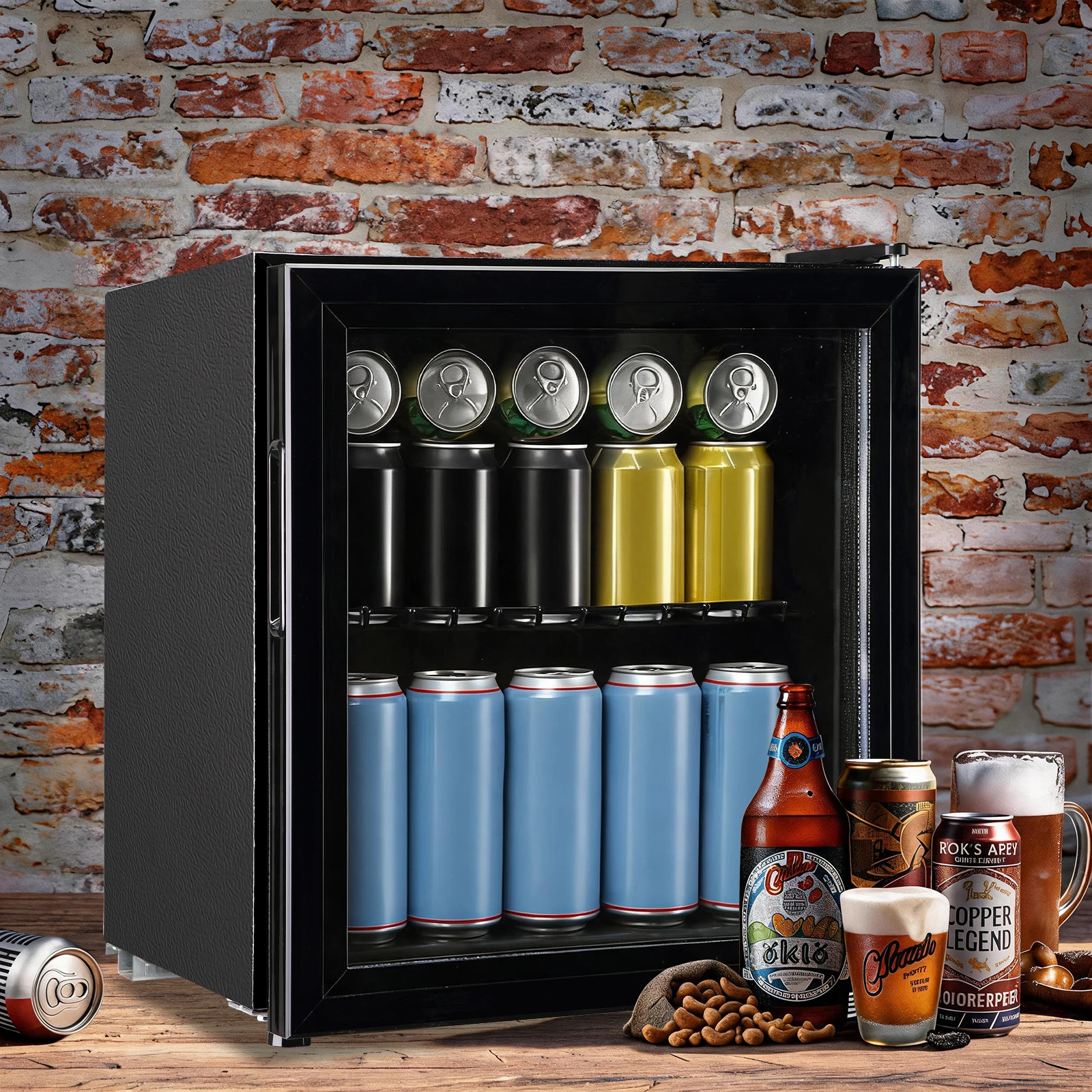 Wine Beer Cooler Fridge - Refrigerador de Bebidas para 85 Latas,