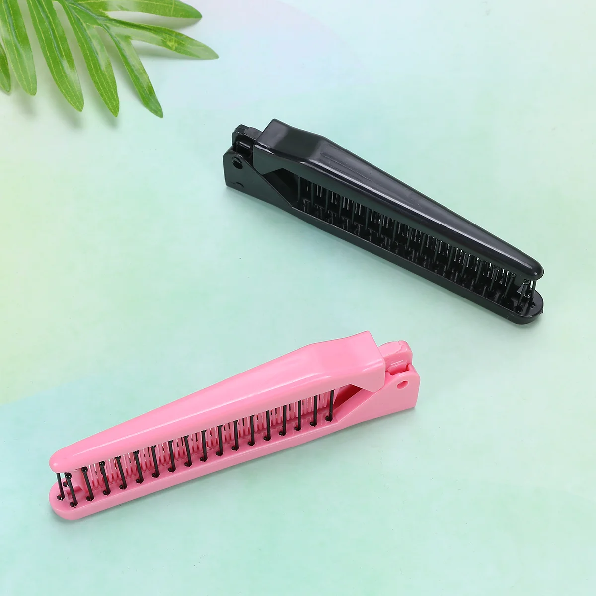 

High Temperature Resistance Man Combs for Men Detangle Hair Straightener Brush Foldable