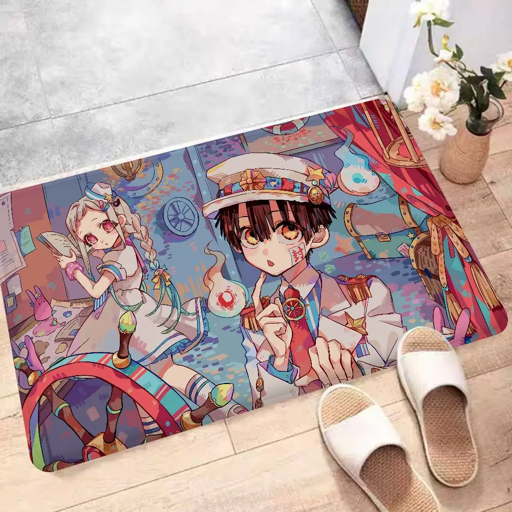 Jibaku Shounen Hanako Kun Anime Door Mat Nordic Style Bedroom Living Room Doormat Home Balcony Anti-Slip Alfombra
