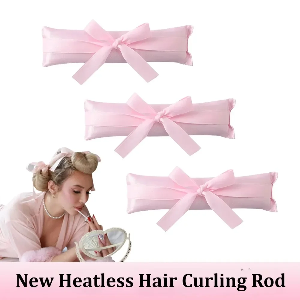 Bigoudi sans chaleur, rouleaux de cheveux doux pour curling, tiges de curling sans chaleur, bande de sauna, bigoudis doux, bigoudis de volume de cheveux, outils de coiffage