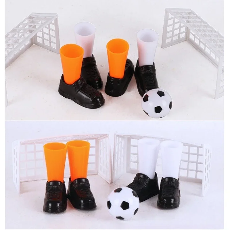 Zestaw do piłki nożnej dla dwóch graczy - Kompaktowa gra w piłkę nożną na stół na spotkania rodzinne i dla dzieci w wieku 6+