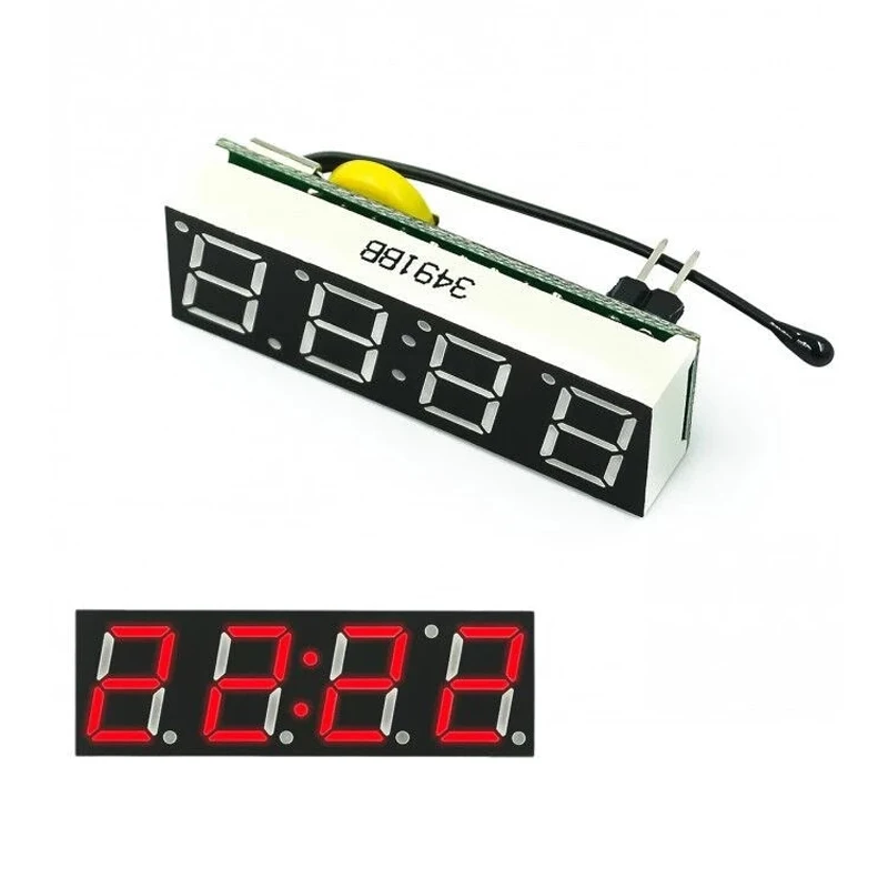 1/2/5/10/30Pcs RX8025T DS1302 LED Electronic Clock High-Precision Clock Module On-Board Clock Temperature Luminous Vehicle