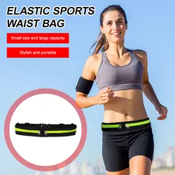 Bolsa deportiva impermeable y ajustable, paquete antirrobo, cinturón deportivo, bolsillo de cintura para correr al aire libre, trotar, ciclismo y correr